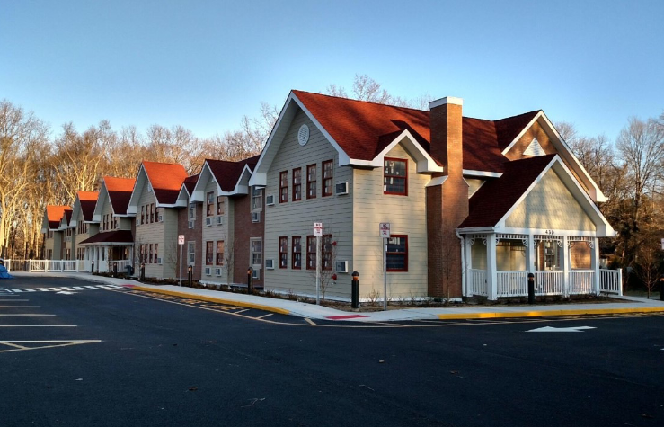 River Vale Senior Residences - Night Image